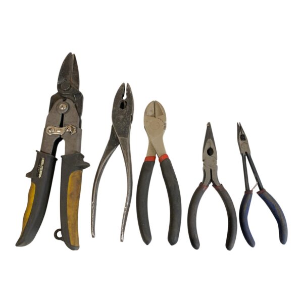 Plåtsax Kombinationstång Sidavbitare Spetstång Tång Tänger 6-delar Verktyg