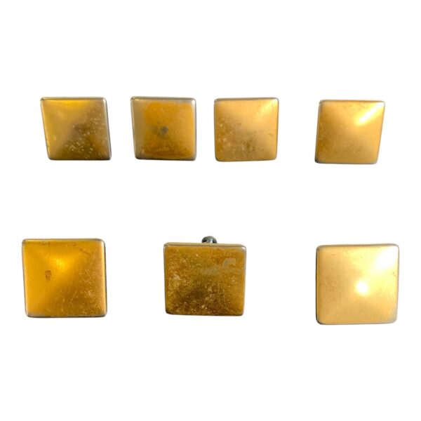 Mässing Knoppar 7st Guldiga Knopp Lådknopp Möbelknoppar