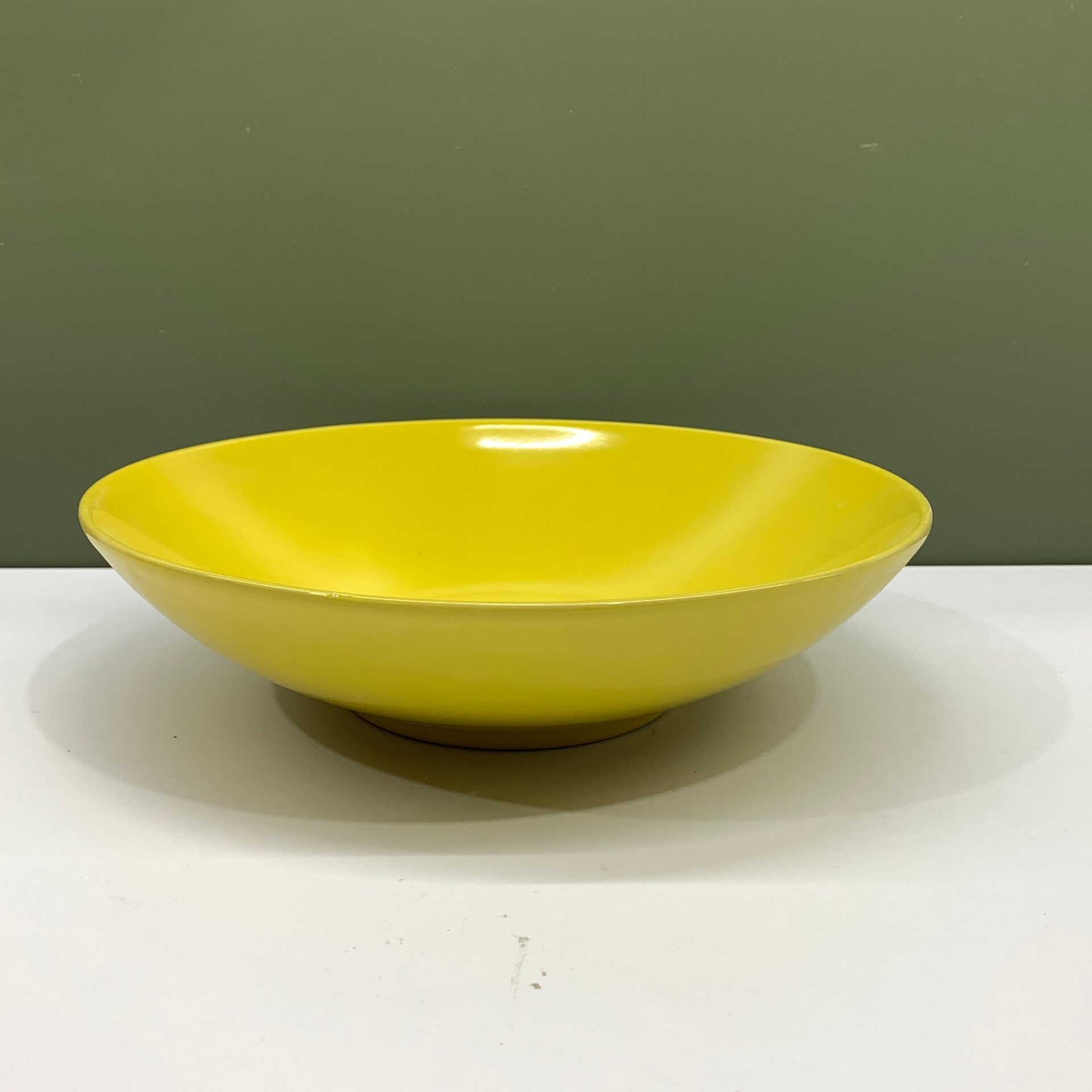 Design Lena Lomon Skål Gul 24cm Vintage