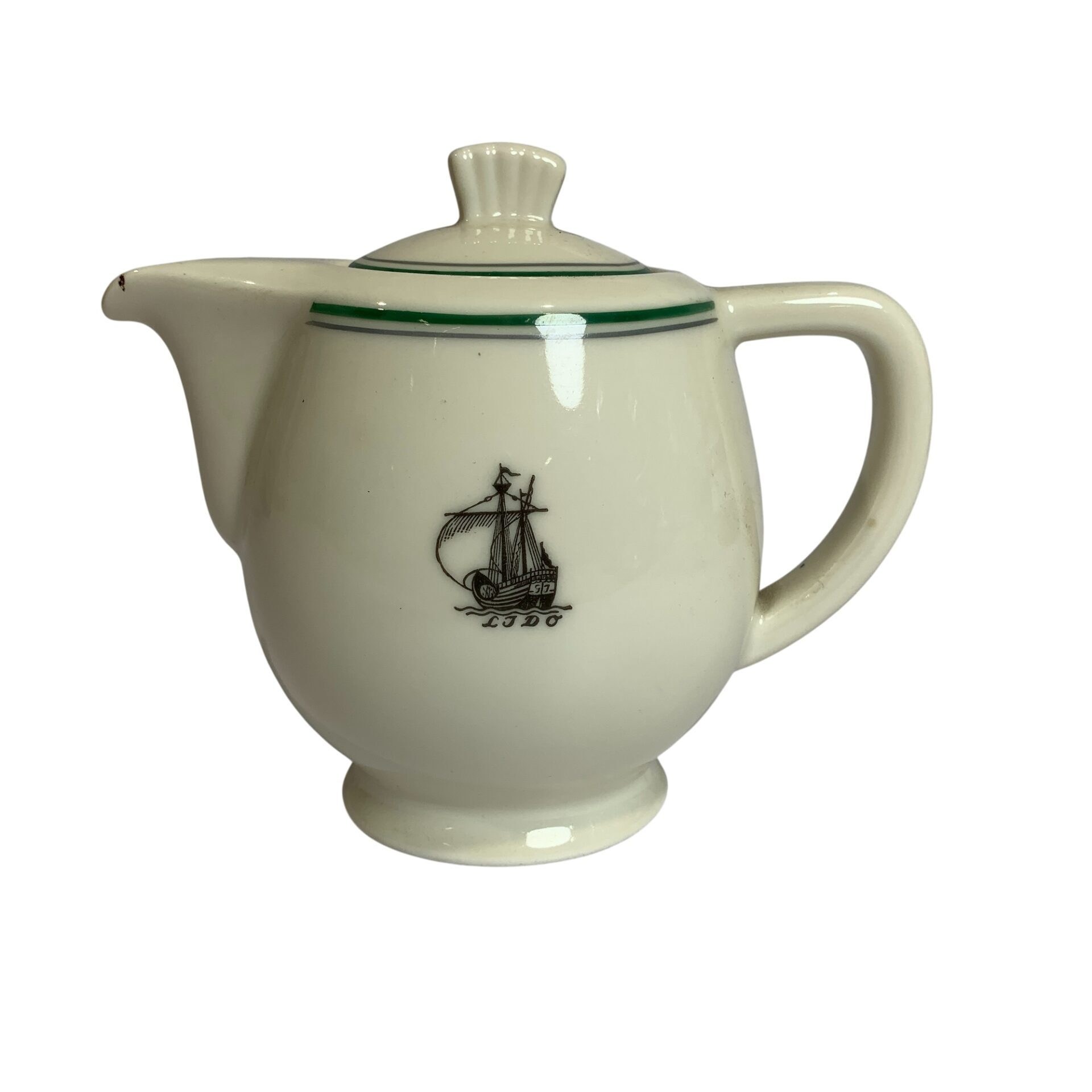 Karlskrona KP Kanna 11cm Skepp Vintage