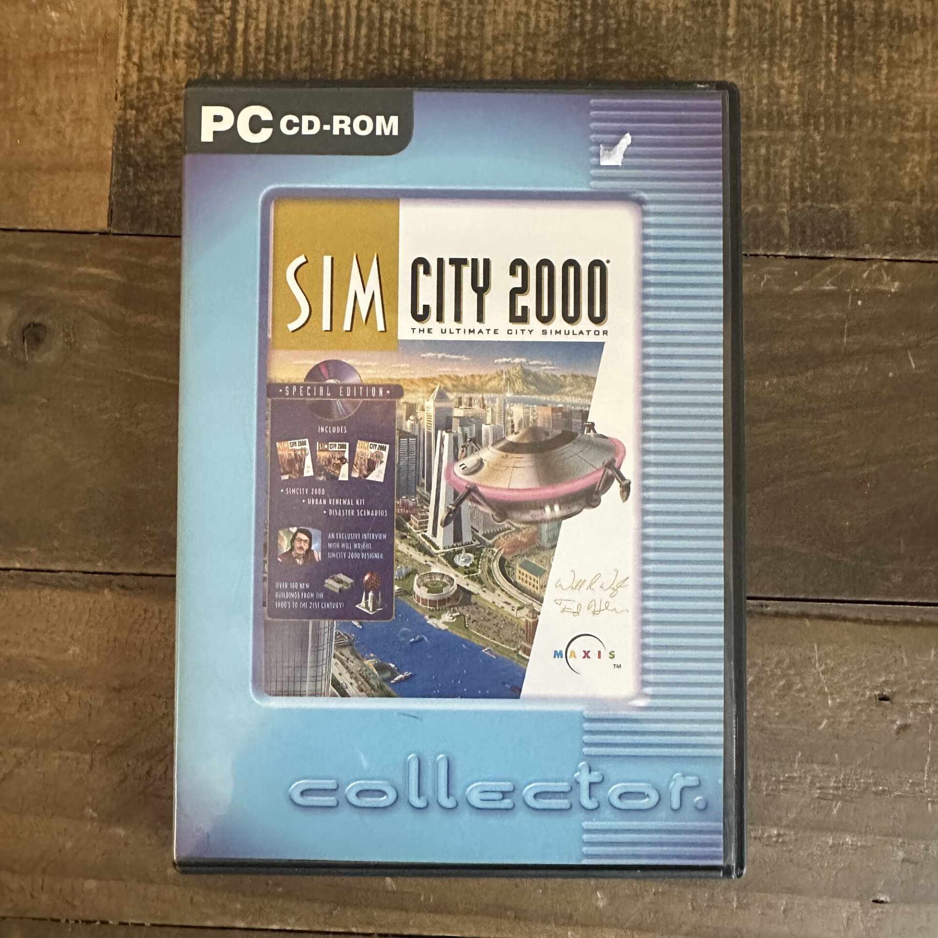 SimCity 2000 Special Edition PC CD-ROM Samlarspel EA Games Collector Retro