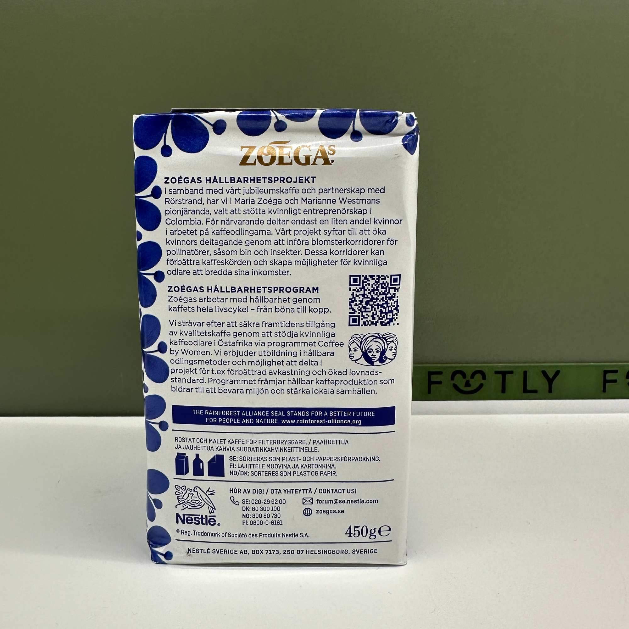 Zoégas Mon Amie Jubileumsutgåva 2026 Kaffe Mörkrost Rabarber Viol 450g ...