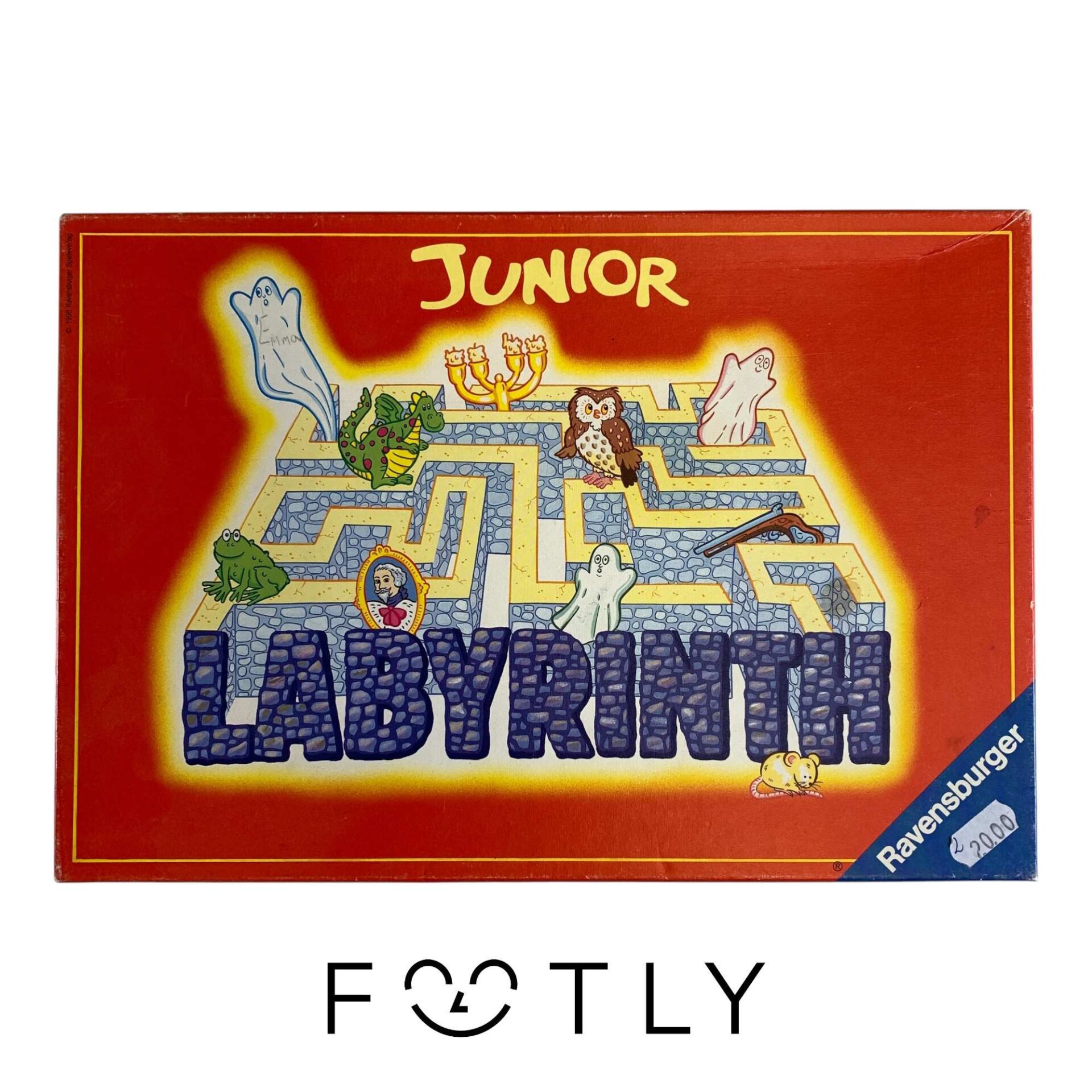 Ravensburger Junior Labyrinth Labyrint Barnspel Brädspel Sällskapsspel Retro