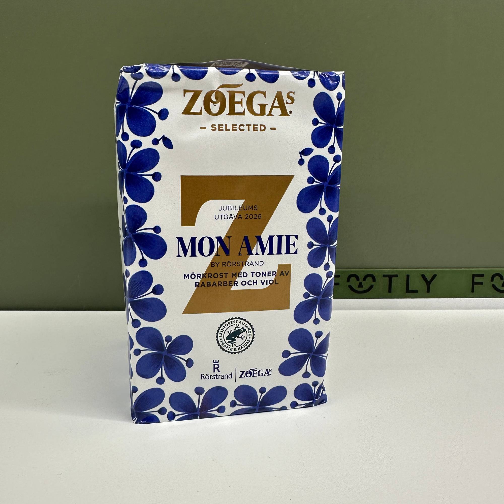Zoégas Mon Amie Jubileumsutgåva 2026 Kaffe Mörkrost Rabarber Viol 450g ...