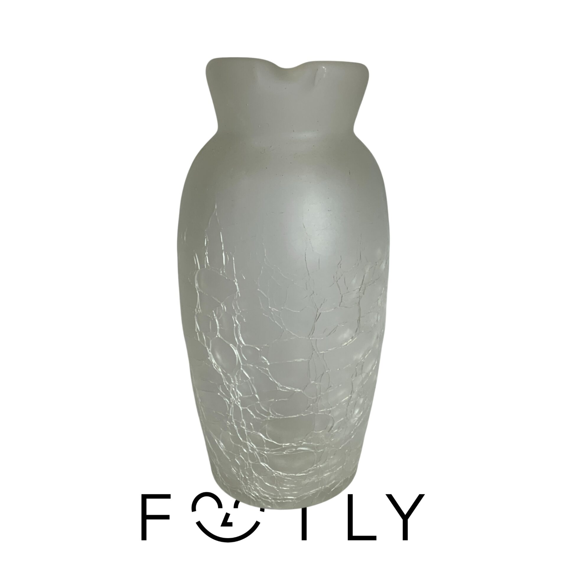 Krackelerat Karaff Frostat Glas 18cm