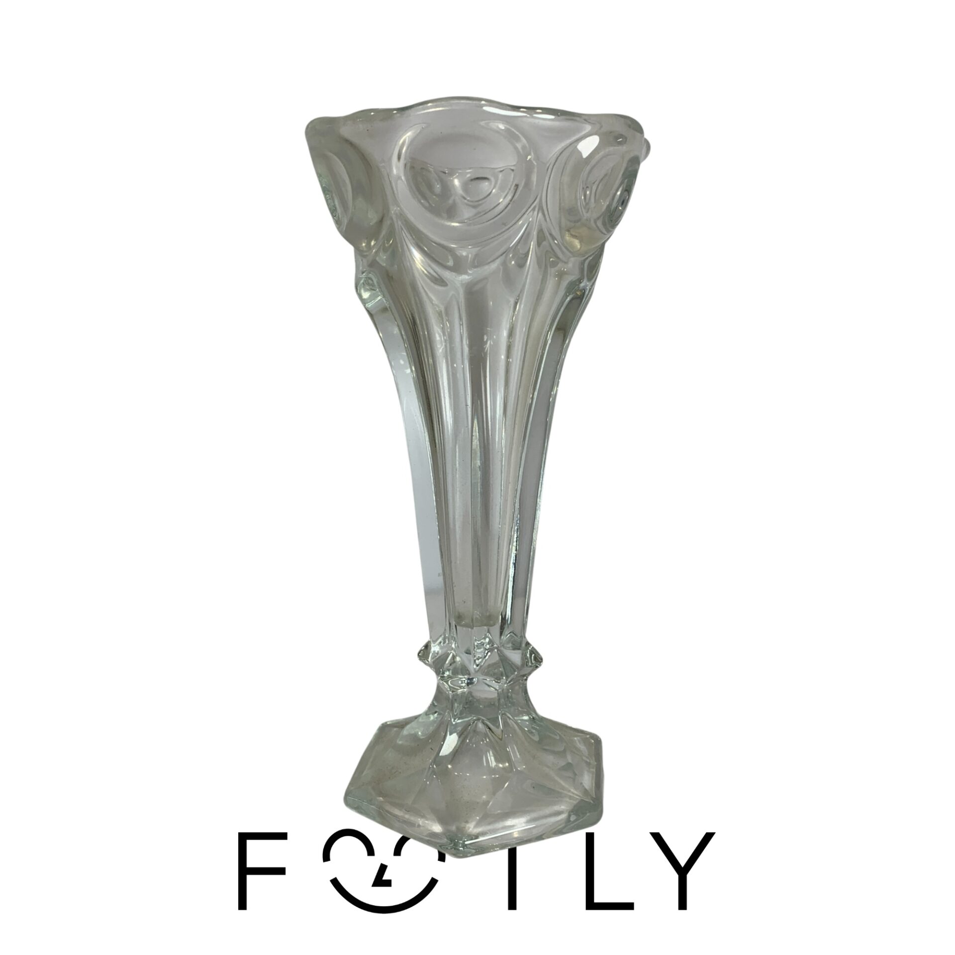 Vas 21cm Glas Vintage