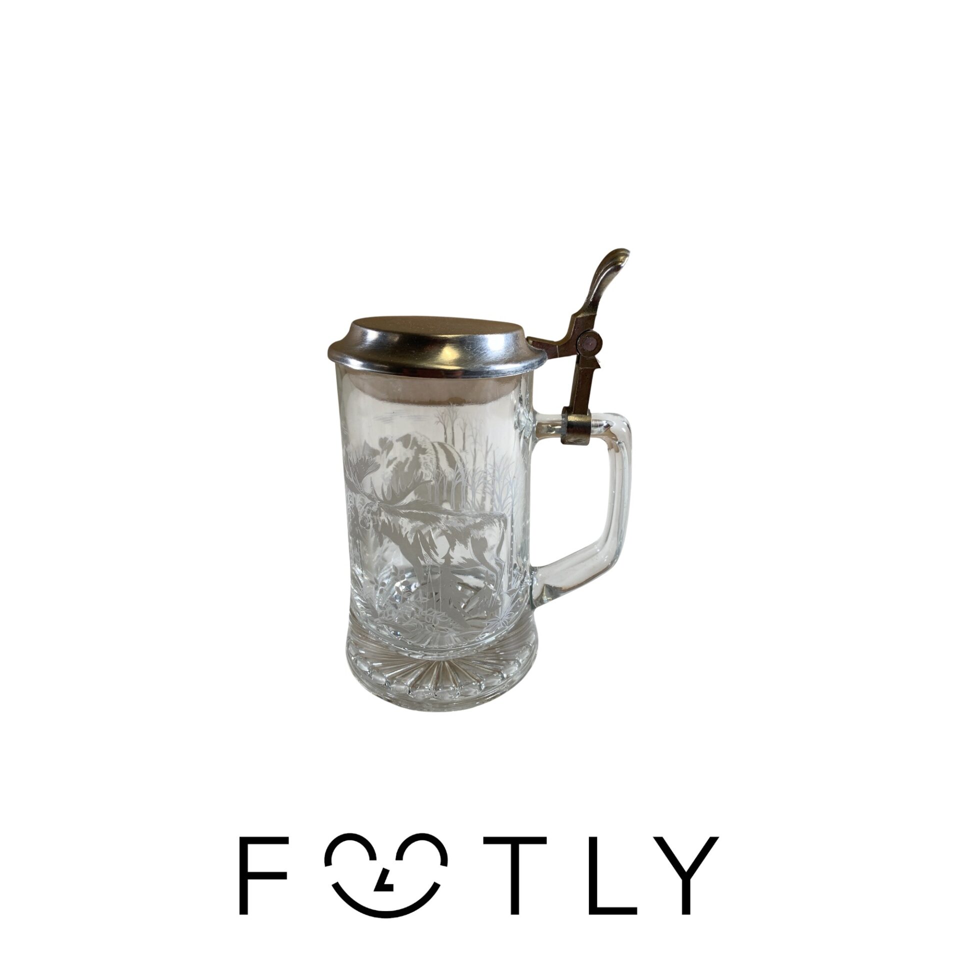Sejdel Glas Ölglas Tenn Ölkrus Ölsejdel Mugg Vintage Design Retro