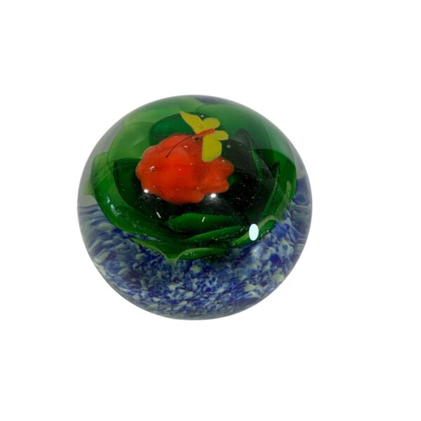 Brevpress Fjäril Glas Glaskonst