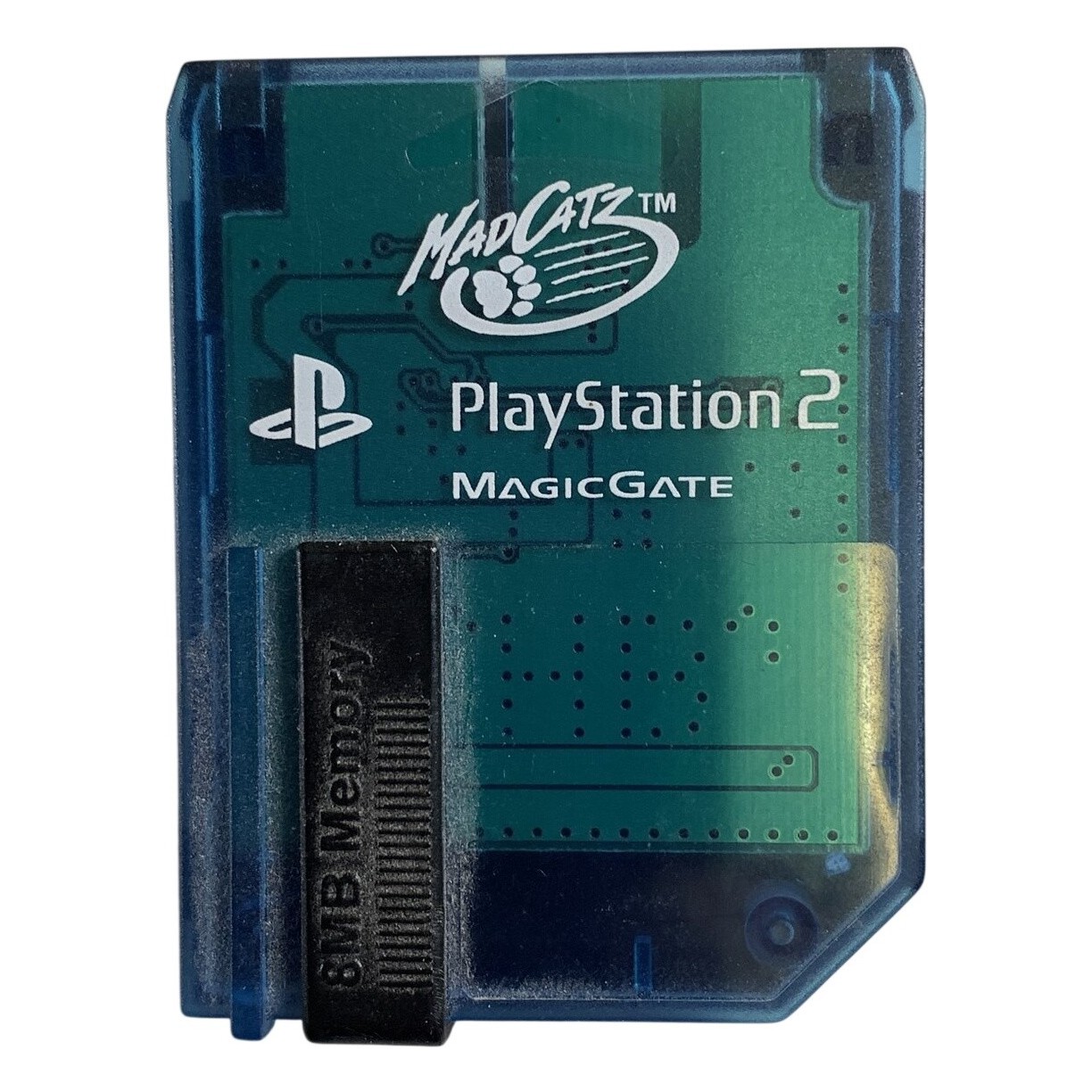 Mad Catz PlayStation 2 Memory Card 8MB MagicGate Blå PS2 Minneskort