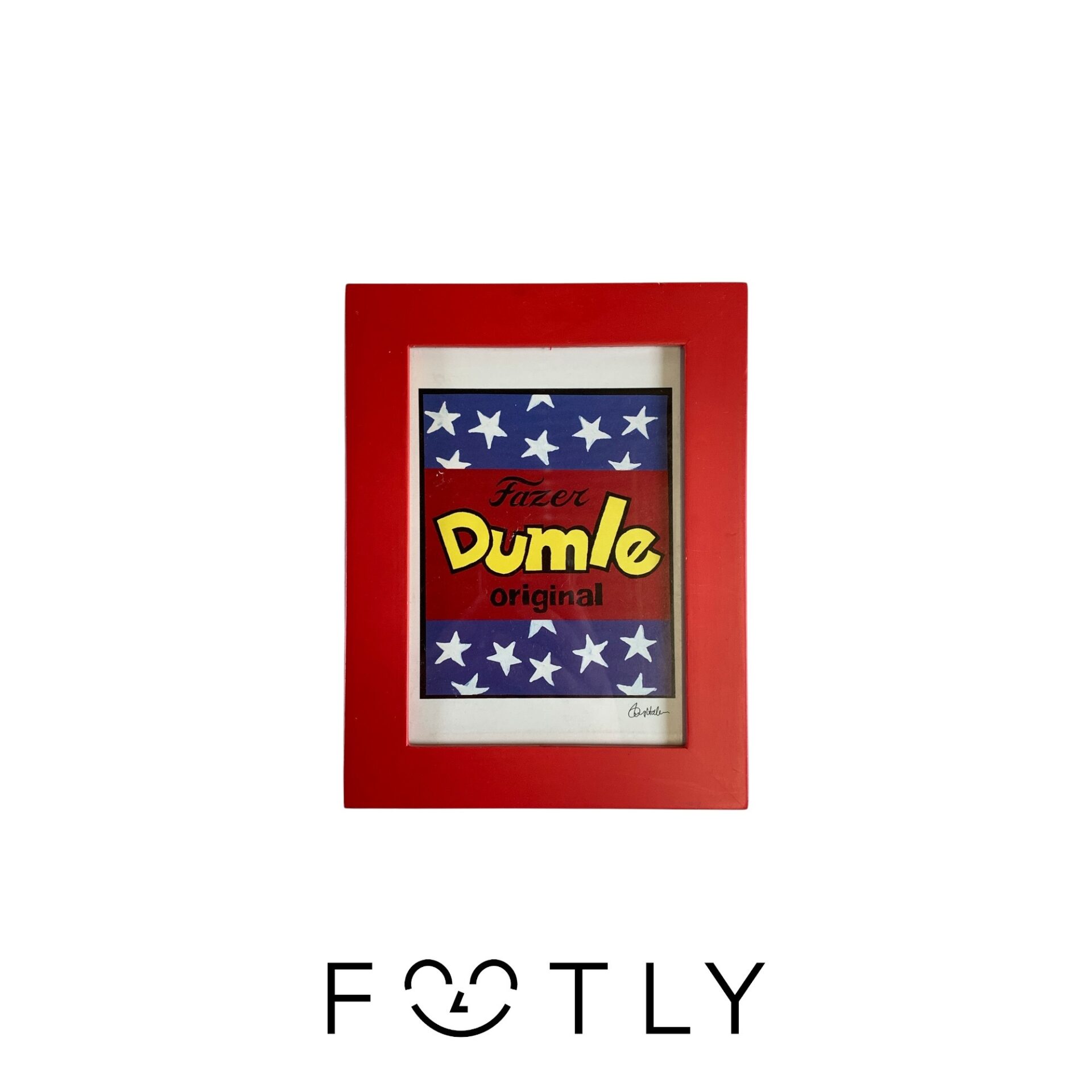 Tavla Fazer Dumle Tryck Retro