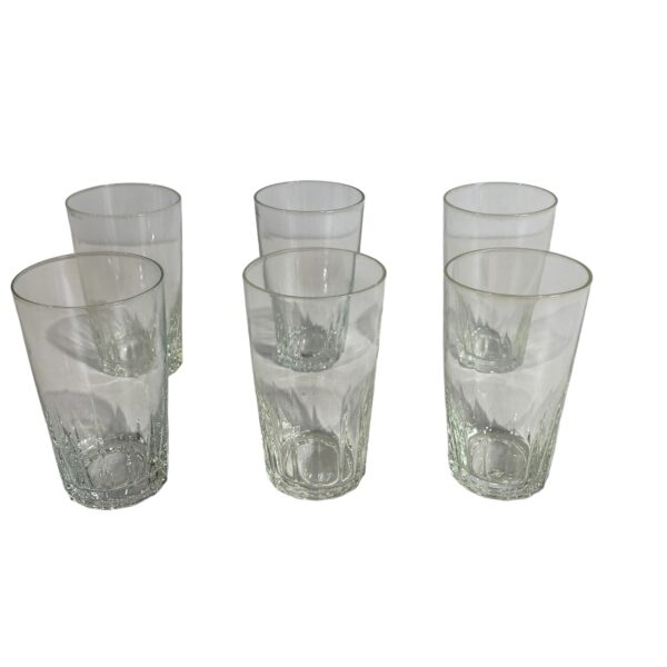 Glas 6st 9,5cm Vintage