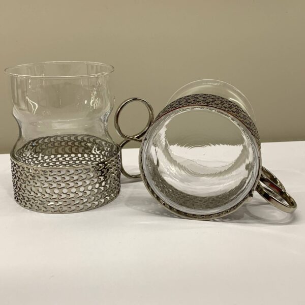 Iittala Tsaikka Muggar 2 st Timo Sarpaneva Koppar irish coffee Glas Vintage