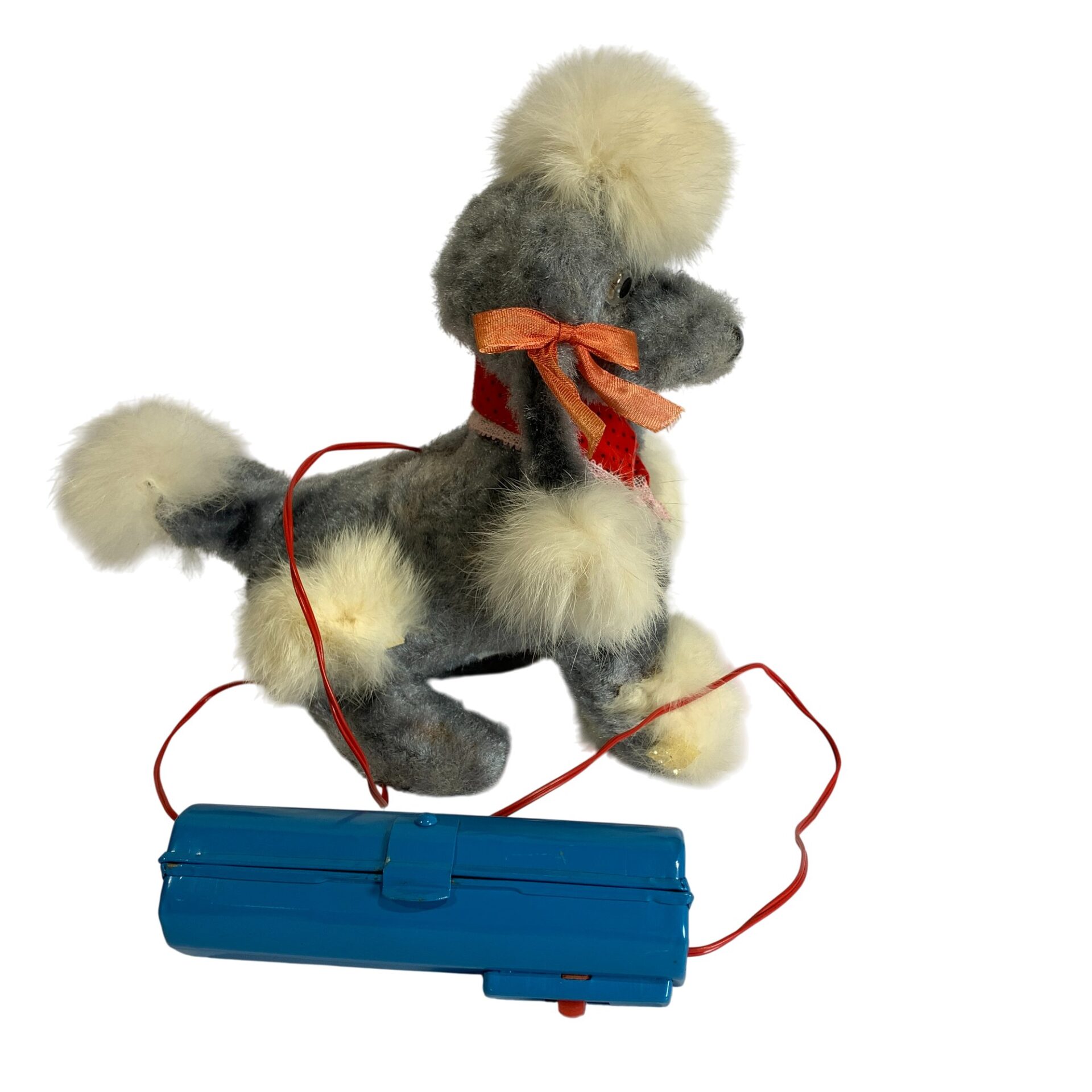 Äldre Leksak Batteridriven Hund Leksakshund