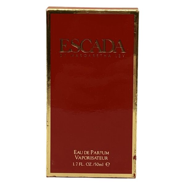 Escada by Margaretha Ley Eau De Parfum 50ml Dam Parfym Flaska Guld Röd