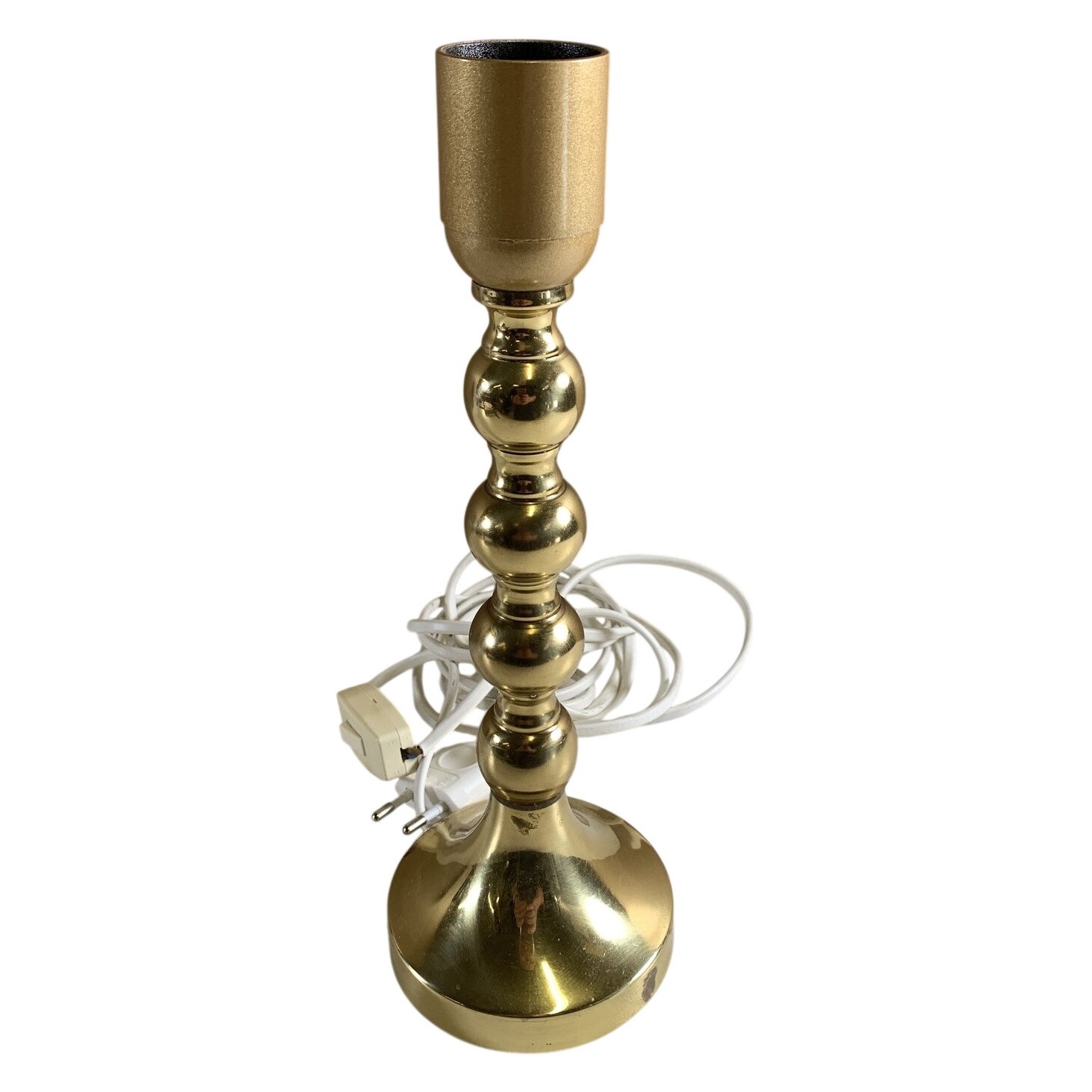 ANETA 18916 Bordslampa Mässingfärgad Metall Retro Stil