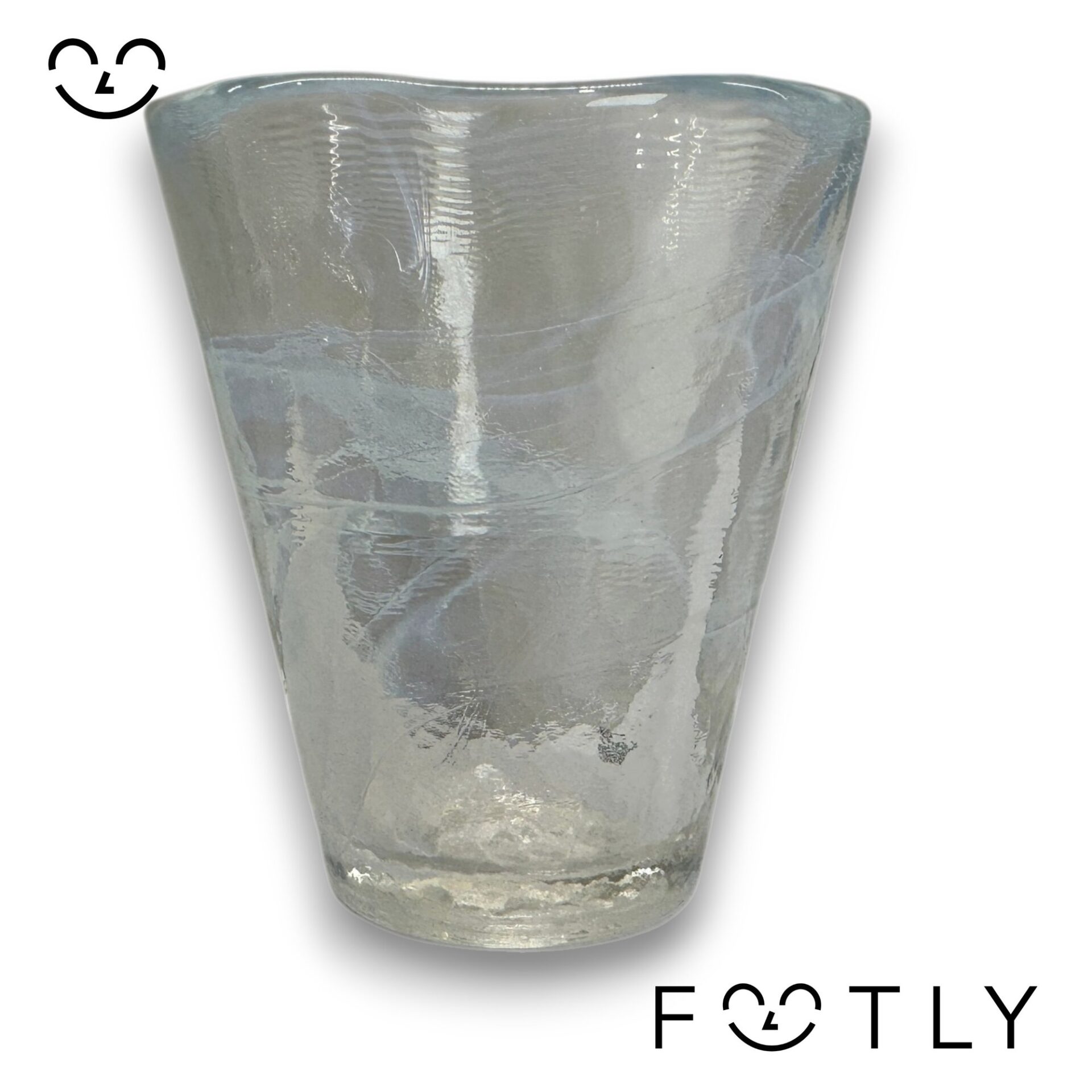 Kosta Boda Mine Dricksglas Vit Ulrica Hydman Vallien UHV Artglass Design Glas