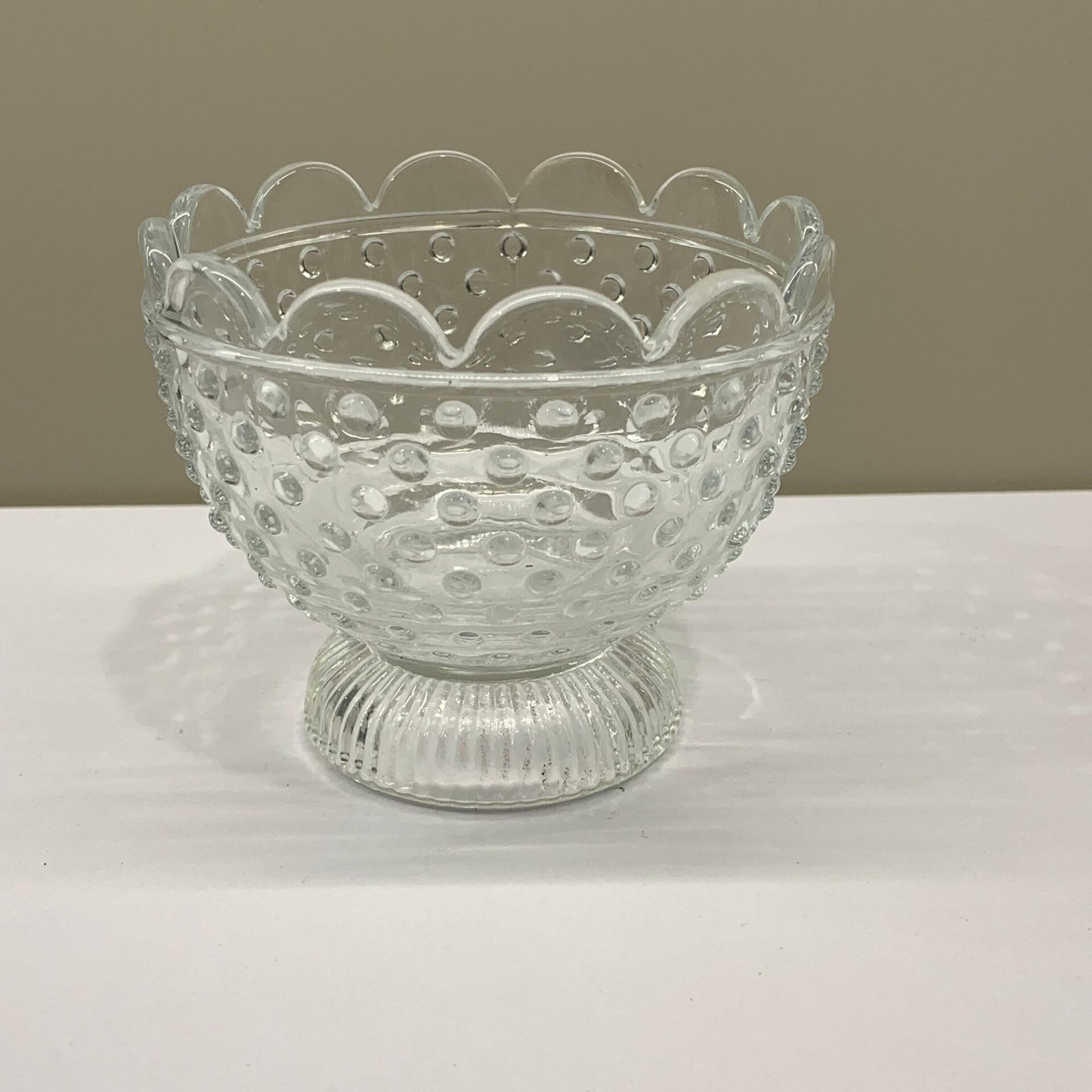 Glasskål Bubblig Skå på fot
