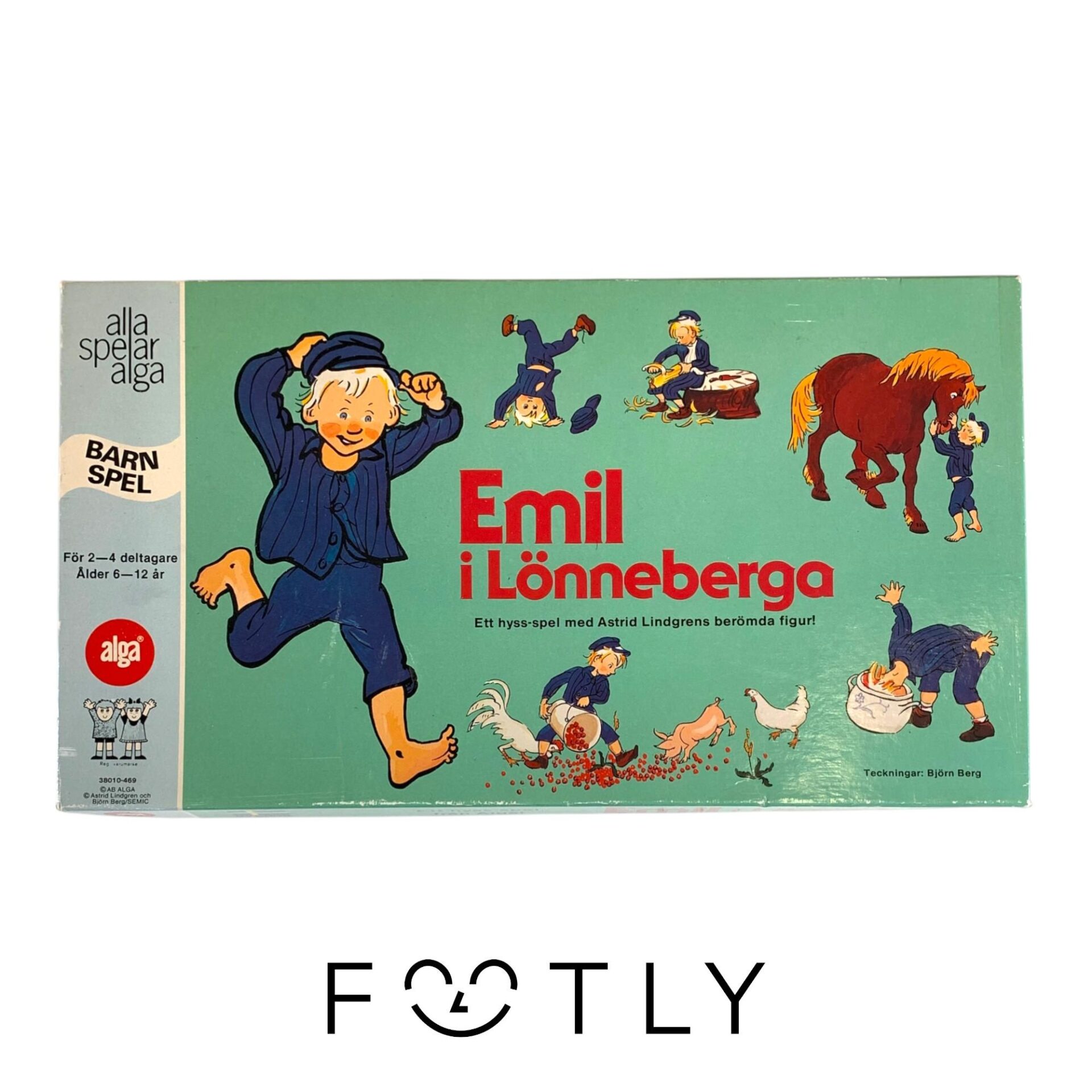 Alga Emil i Lönneberga Barnspel Familjespel Brädspel Retro