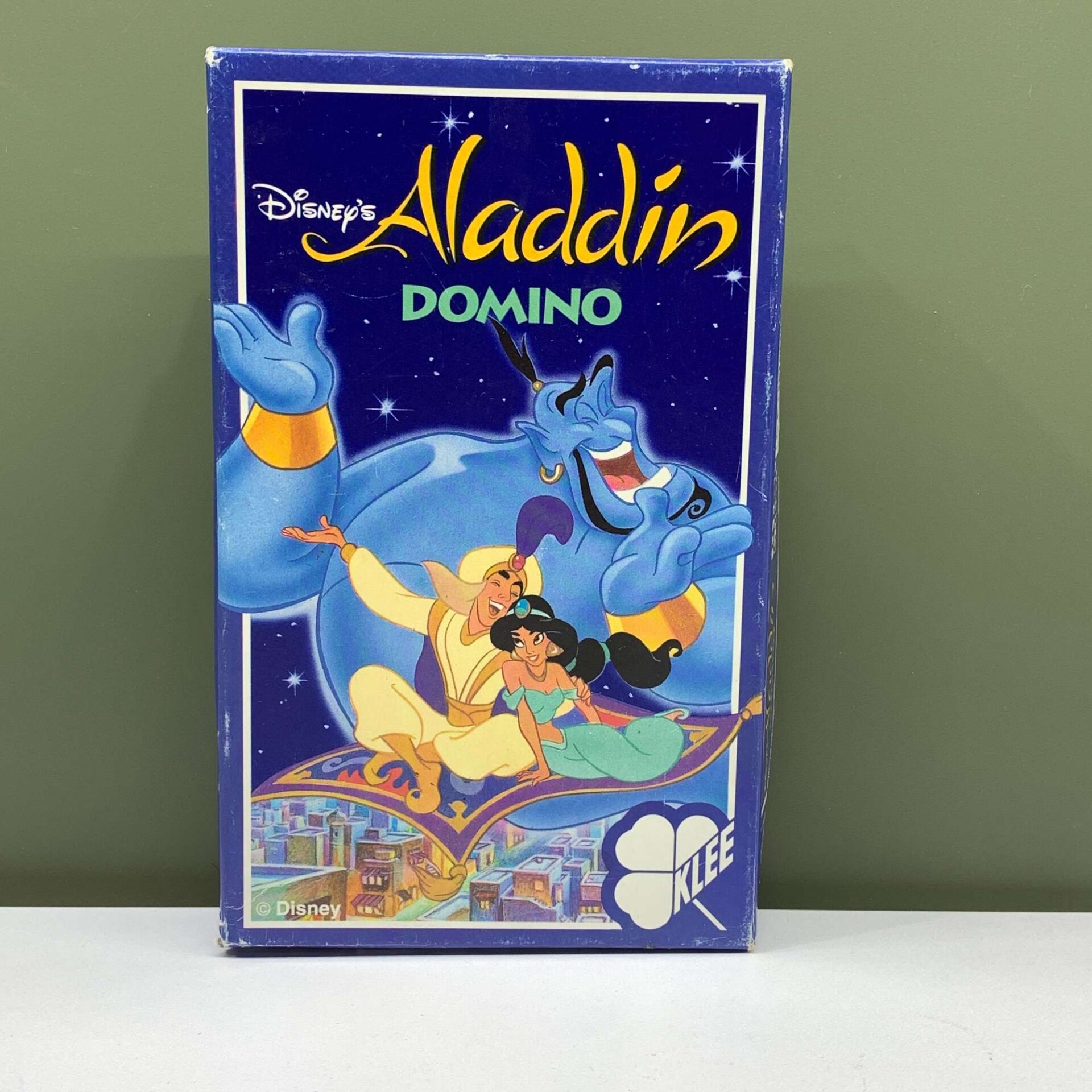 Disney Aladdin Domino Spel Retro Vintage