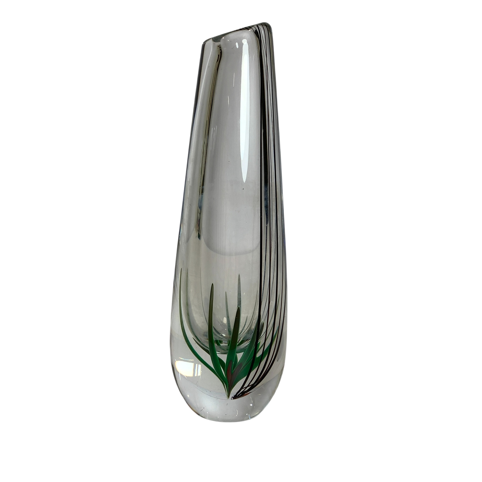Kosta Vicke Lindstrand Spring 2008 Vas Design Signerad Konstglas