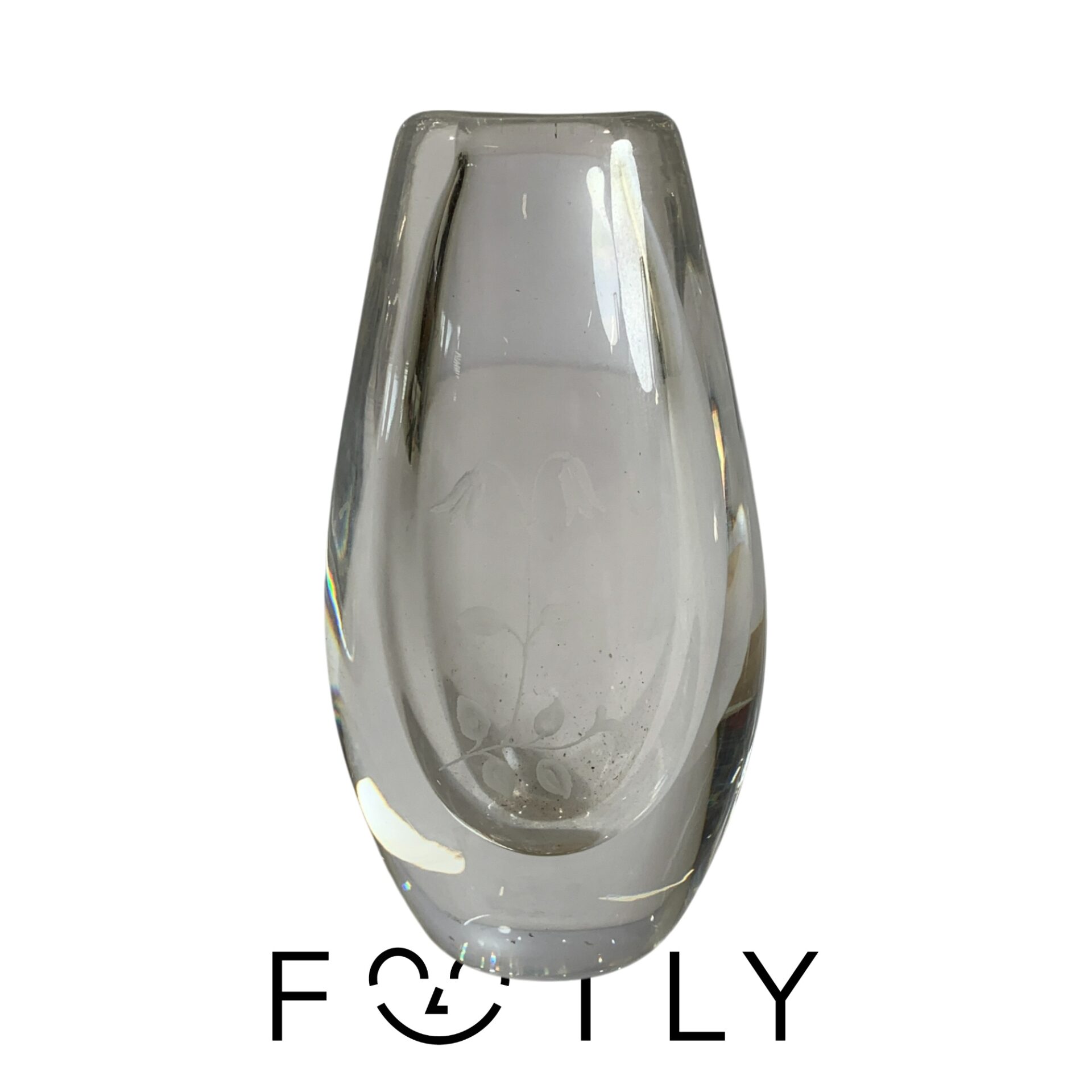Kosta Vas Kristall Blomma Design 12cm