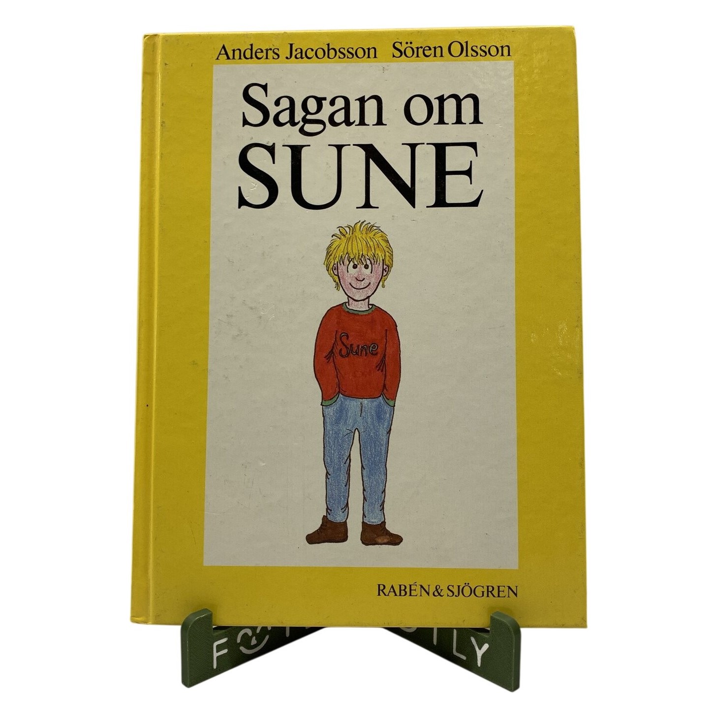 Sagan Om Sune Bok ISBN 9129598249 Anders Jacobsson Sören Olsson 1984 Retro