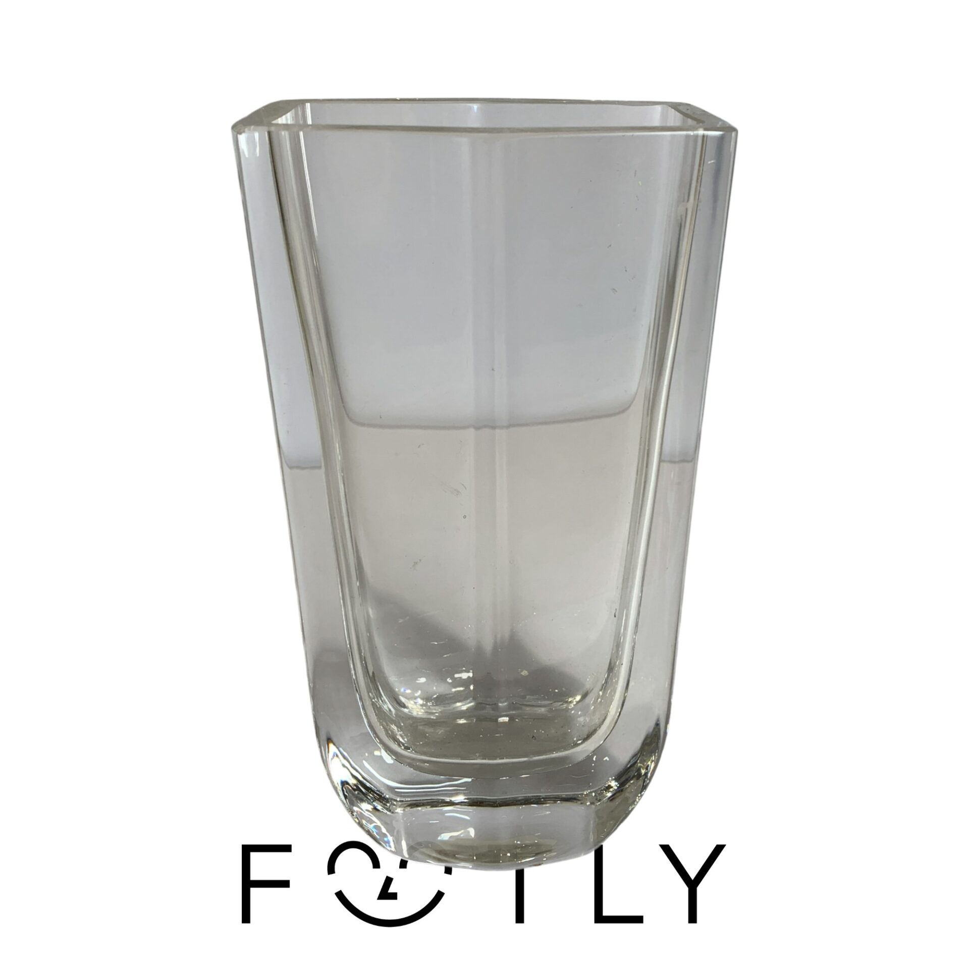 Glas Vas 24cm Kristall