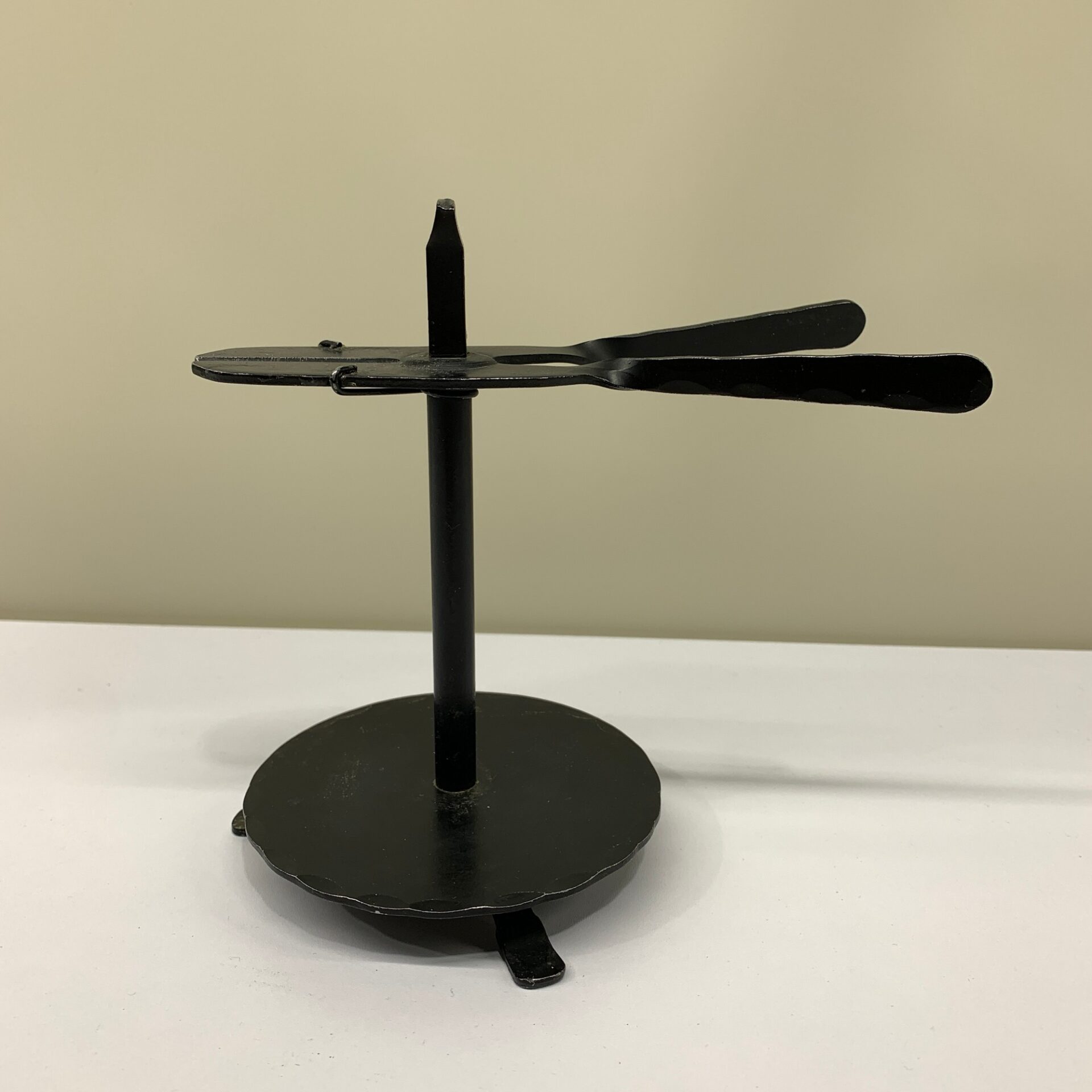 Vaxljushållare Svart Smide 16cm Ljushållare