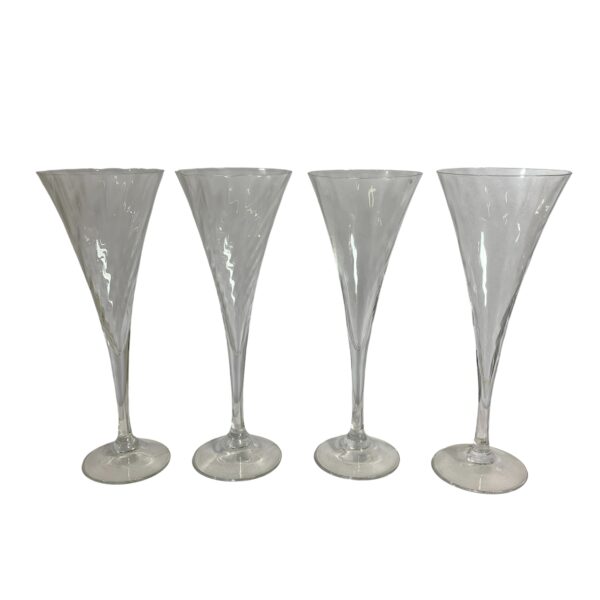 Champagneglas 4 st Champagnestrut Glas Vintage