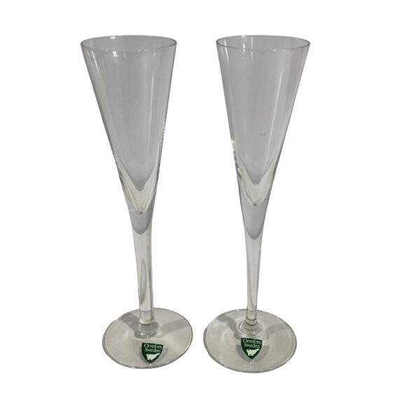 Orrefors Snapsglas 2st 18cm Glas på fot