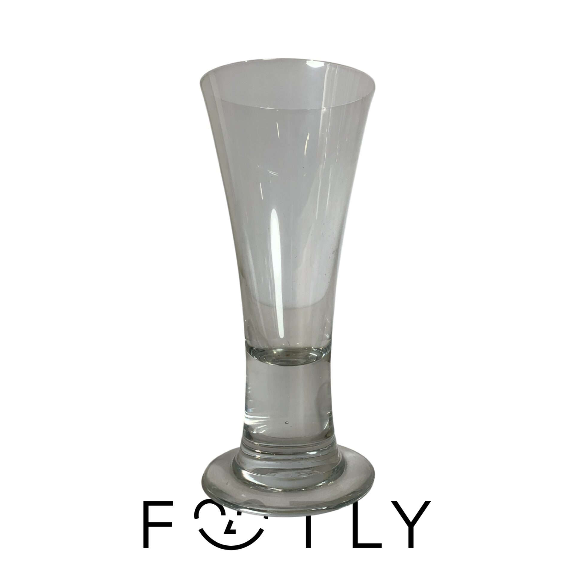 Vas på fot 22cm Glas