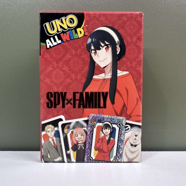 Mattel UNO All Wild Spy x Family Kortspel Anime Samlar McDonalds