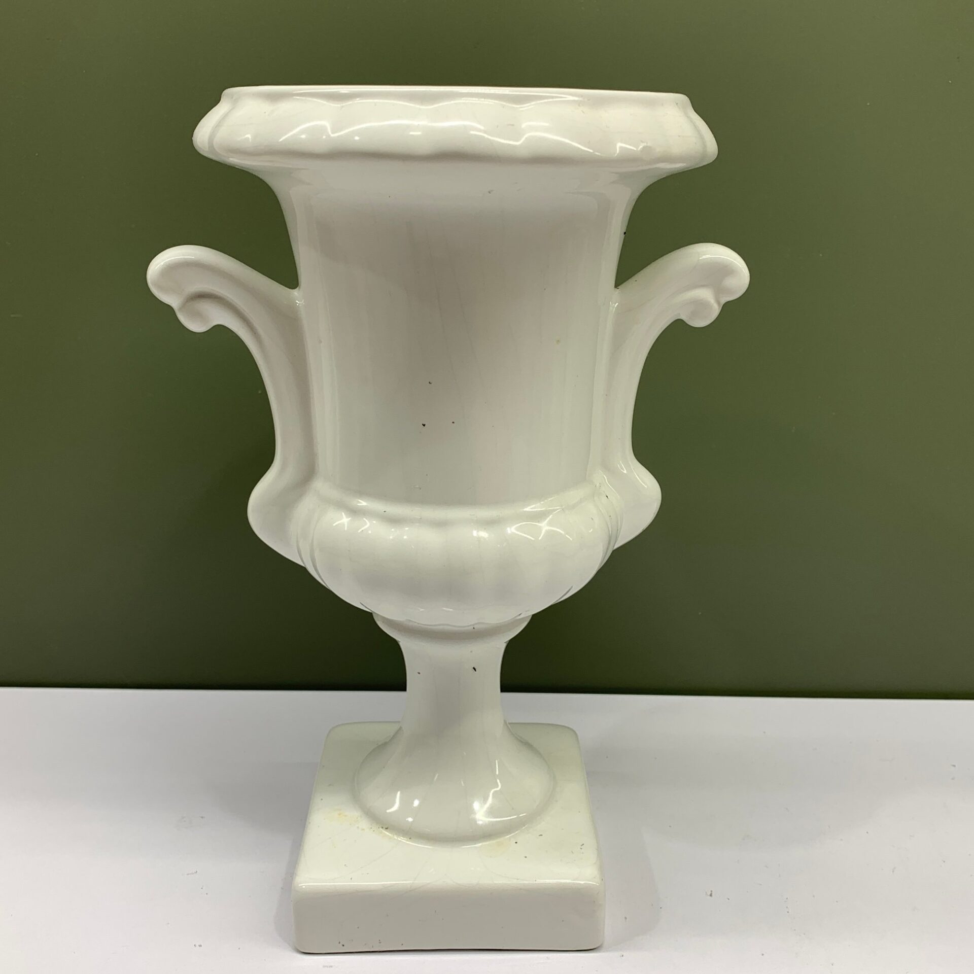 Ytterfoder Vit Kruka 24cm