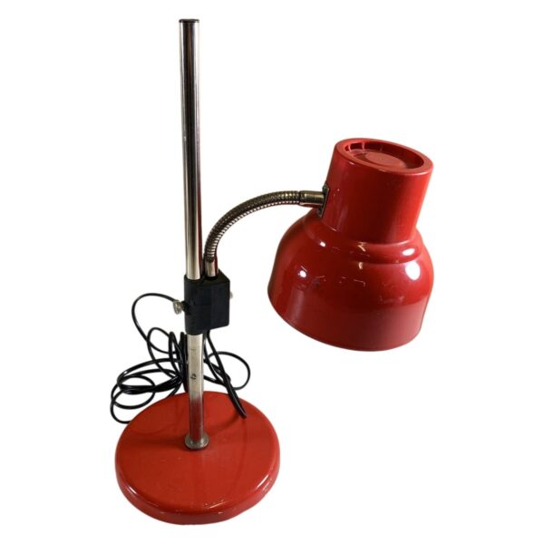 Elidus 2209 Bordslampa Röd Metall Justerbar Retro Skrivbordslampa