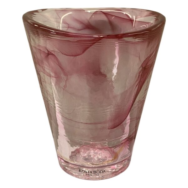 Kosta Boda Mine Glas Rosa Ulrica Hydman Vallien UHV Dricksglas Design Konstglas