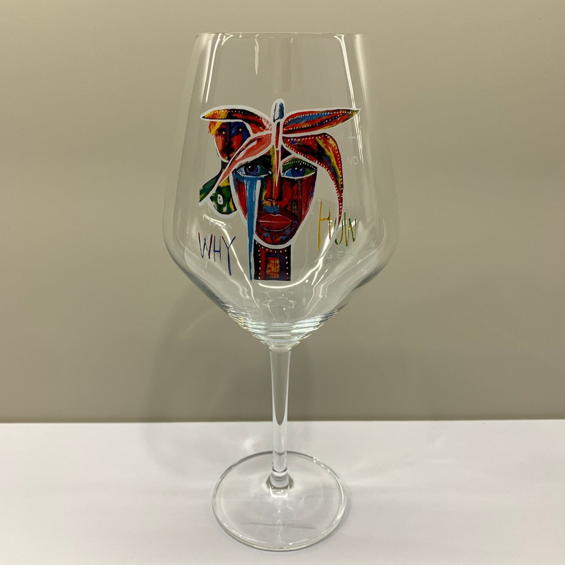 Carolina Gynning Messenger IV Röd Vinsglas Design Glas