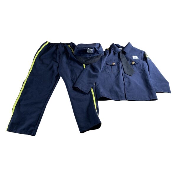 Widmann Polisdräkt Barn Storlek 128 Polyester Blå Uniform Utklädnad Maskerad