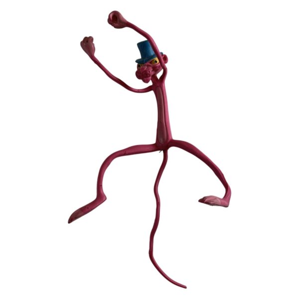 Vintage Pink Panther Gummifigur Böjbar Expressly for amscan inc USA UAC Mirisch