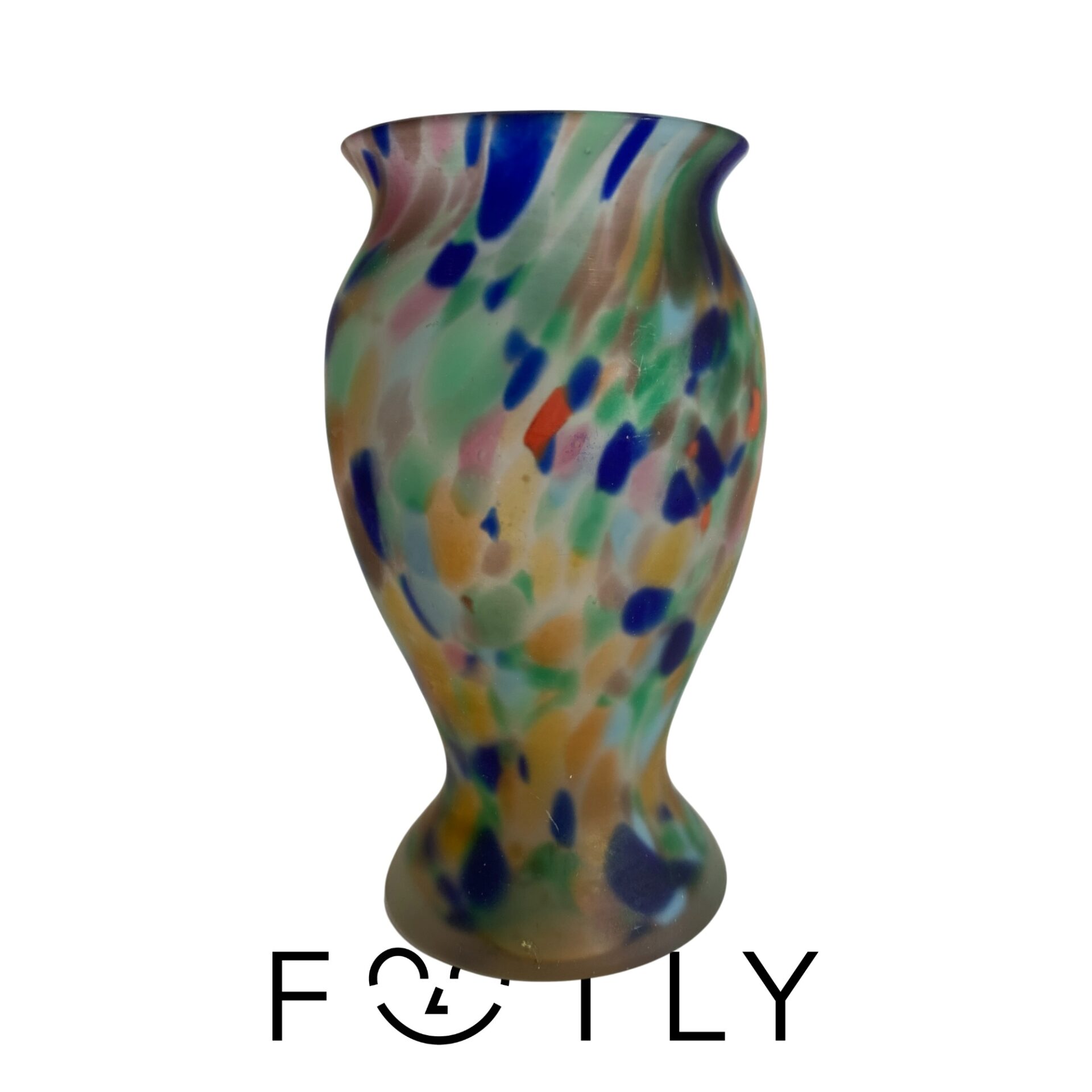 Vas Glas Färgat Glas 15cm