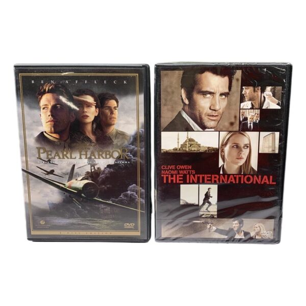 2 st DVD Pearl Harbor The International Action Thriller Svensk Text DVD-Film