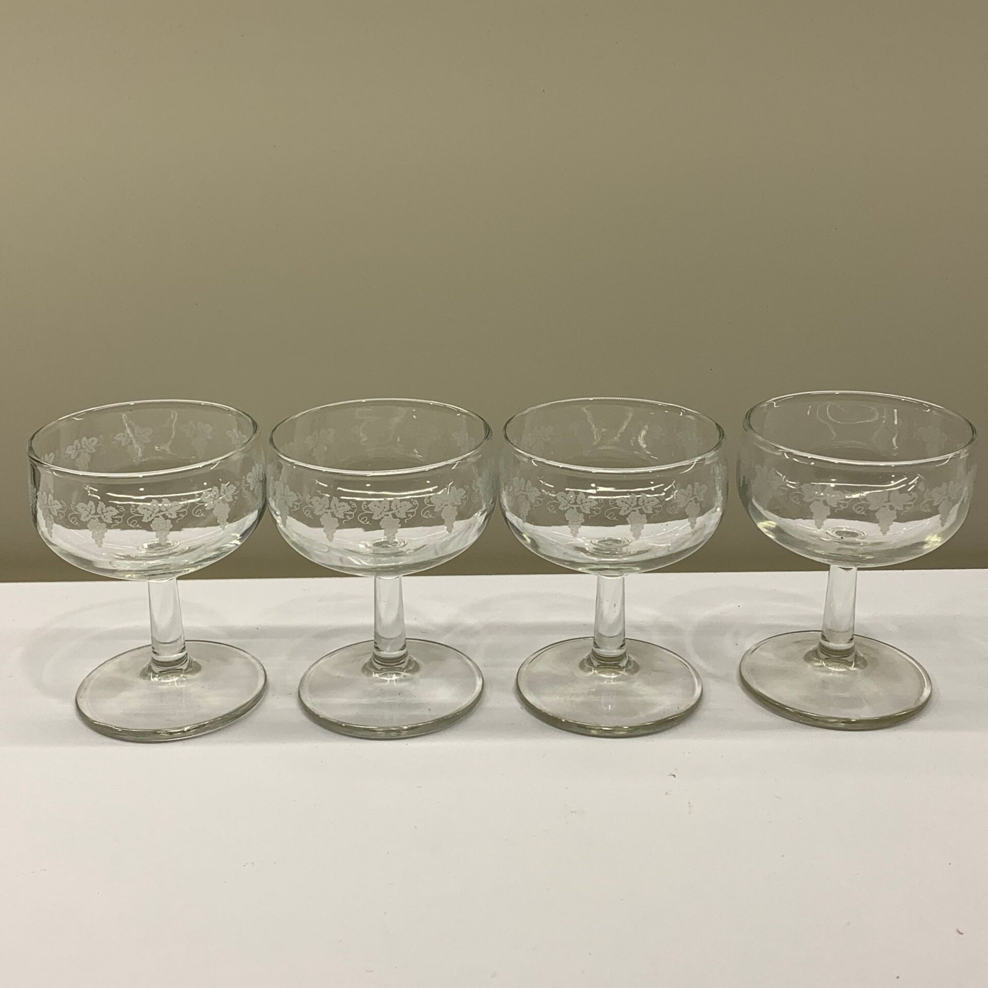 Snapsglas Druvor 4st 8cm Glas