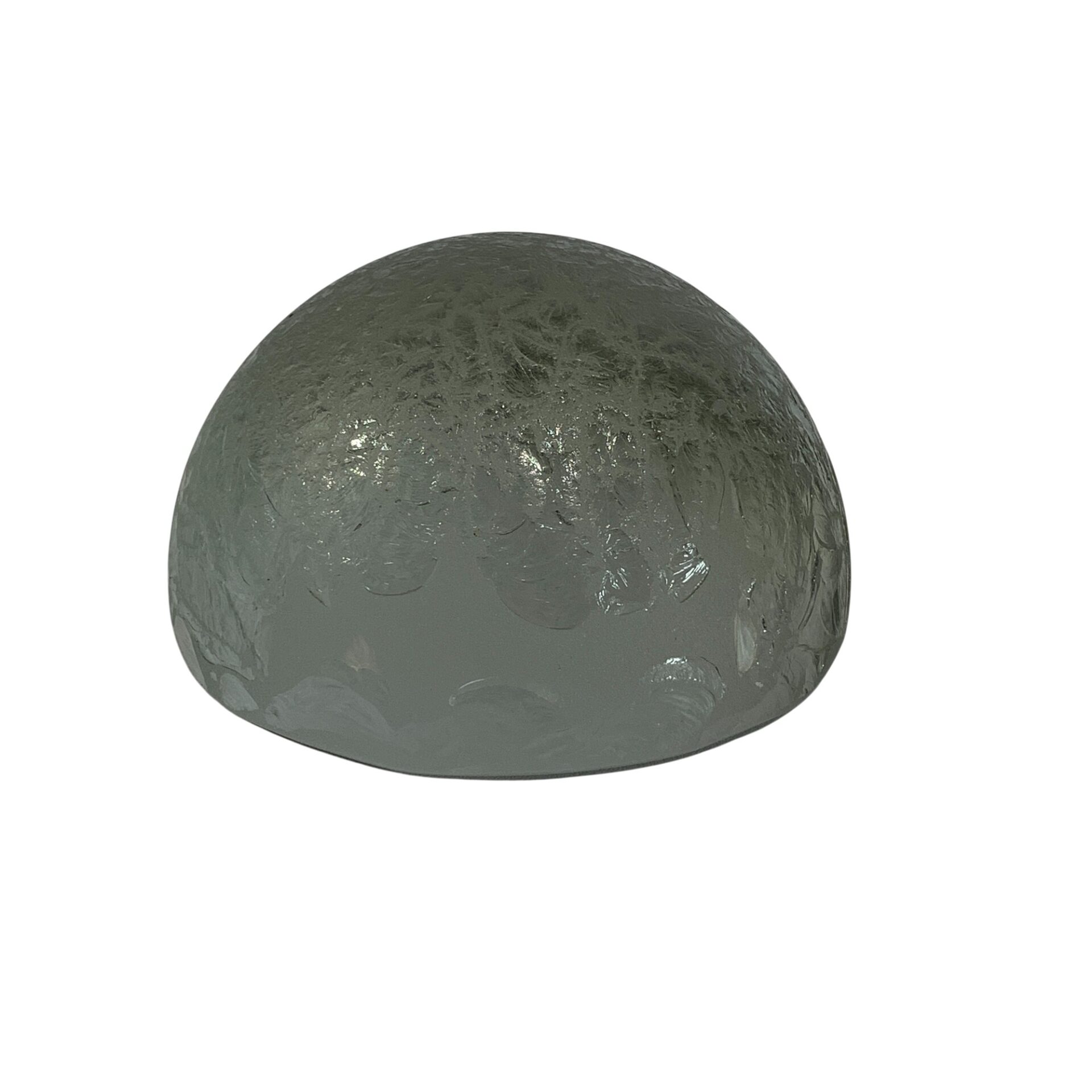 Brevpress Glas Frostat Glaskonst Vintage