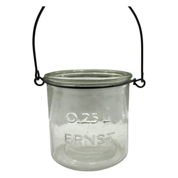 Ernst Glaslykta 0.25L Glas Metall Handtag Transparent Inredning