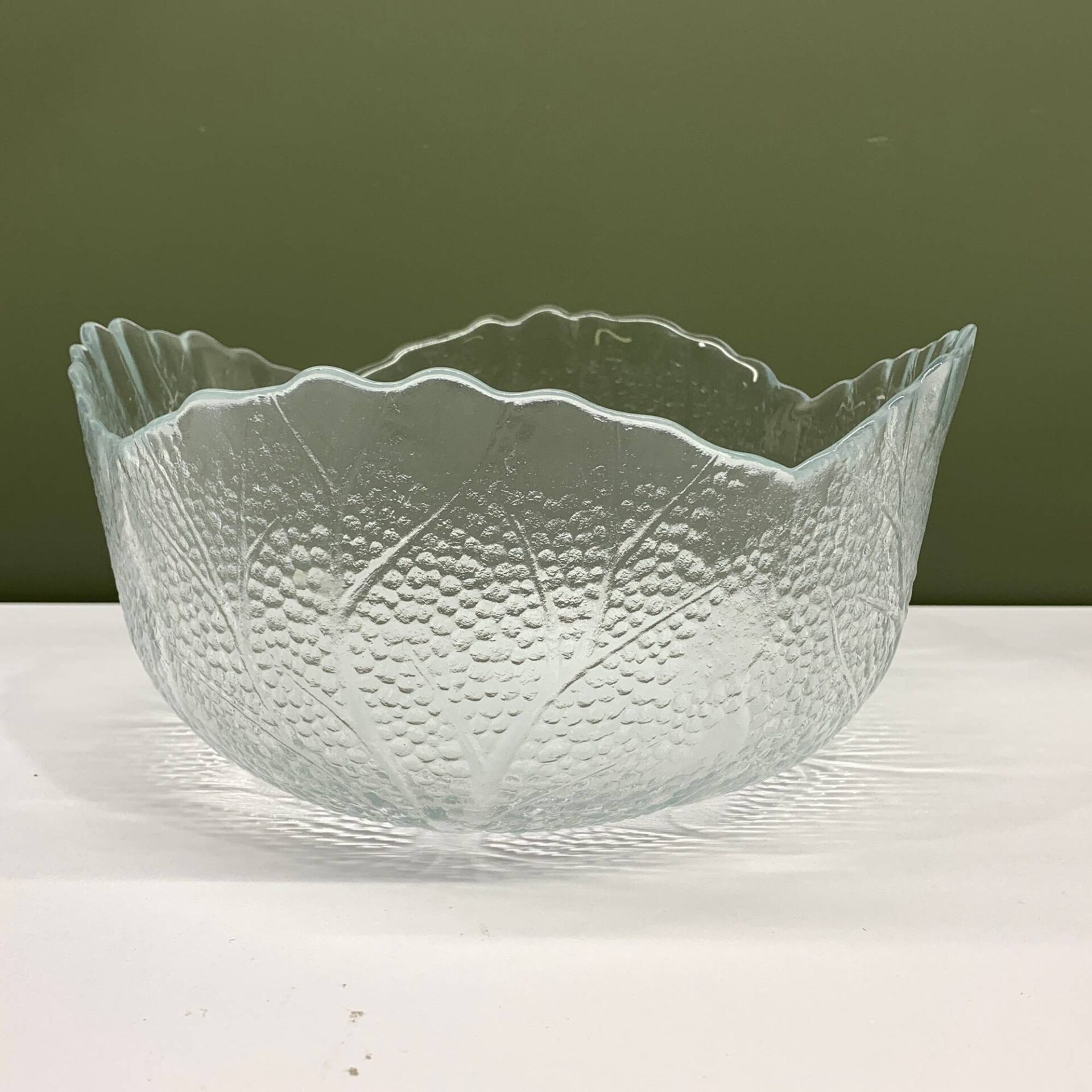 Skål 22cm Glasskål Vintage