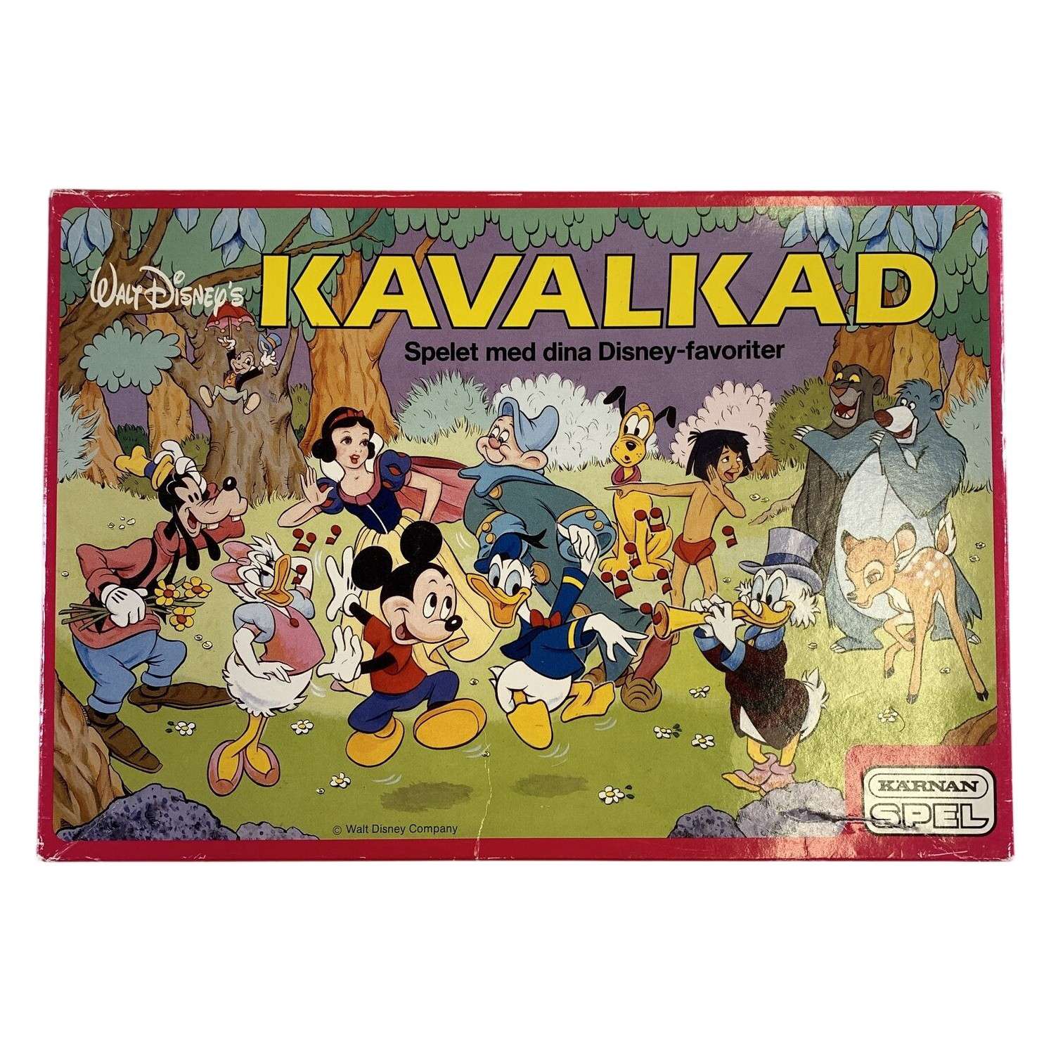 Kärnan Kavalakad Sällskapsspel Disney Favoriter Brädspel Barn Retro