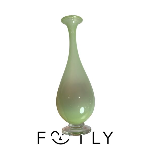 Glas Vas Grön Färgat Glas 20cm