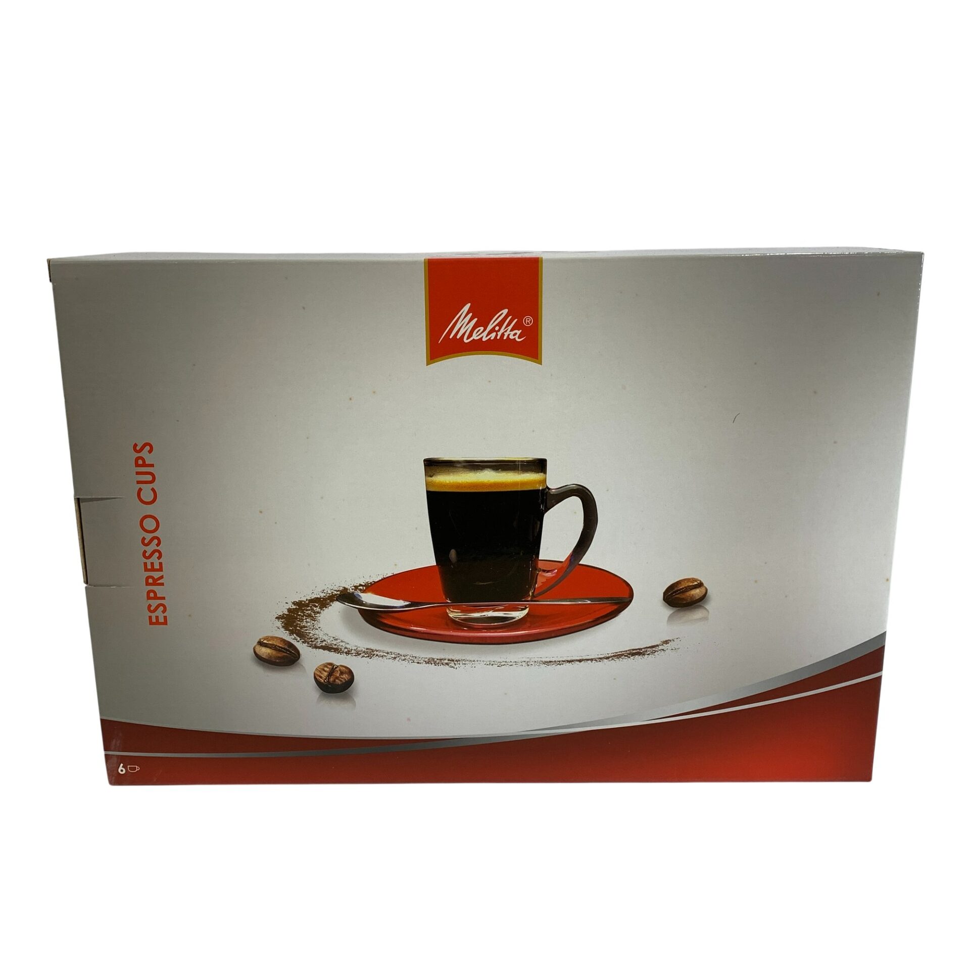 Melitta espressokoppa Glas Muggar 3st Koppar Kaffe Kaffekopp