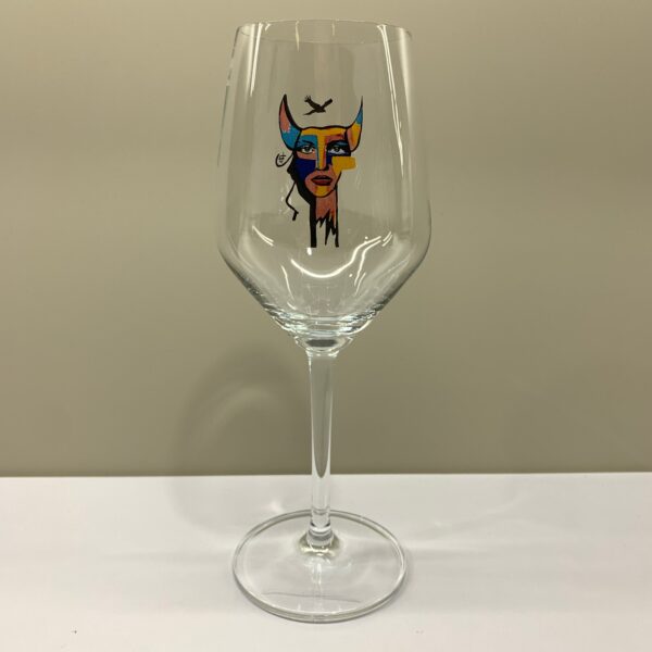 Carolina Gynning Messenger IV Vit Vinsglas Design Glas