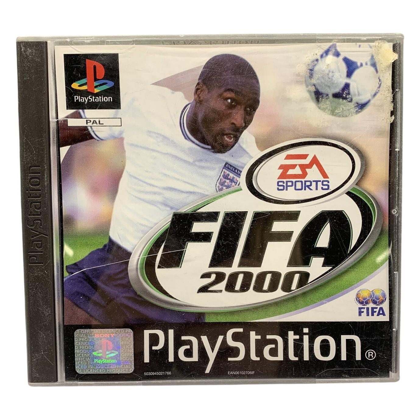 PS1 FIFA 2000 PAL Svenskt Playstation 1 Sony Play station One Spel TV-Spel Retro