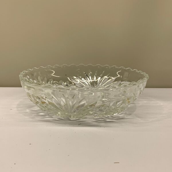 Glasskål 18cm Skål Vintage